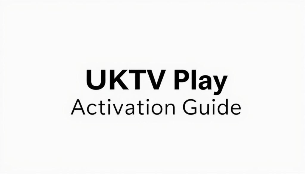How to Use UKTV Play Activate - Quick Start Guide 2 www uktv play activate